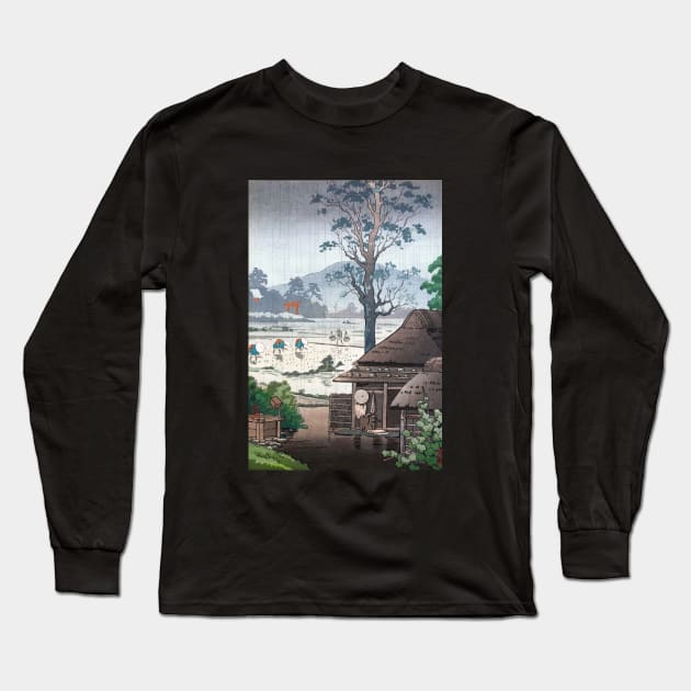 Rice Planting by Tsuchiya Koitsu Long Sleeve T-Shirt by Takeda_Art